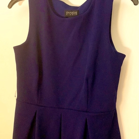 Navy Blue Dress by "Enfocus Studio" - Picture 3 of 5